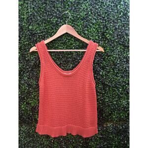 Madewell, knit Sleeveless Blouse, Size L